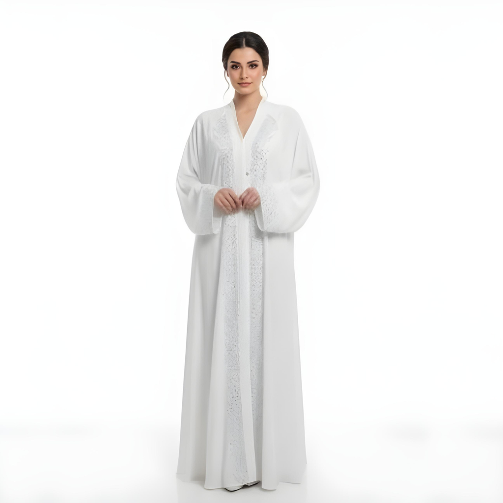 Abaya Laila Blanc