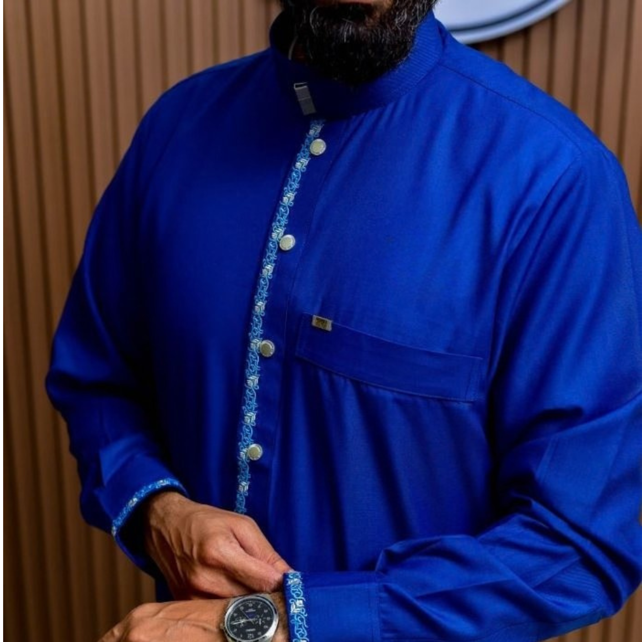 Qamis Royal Bleu Sapphire