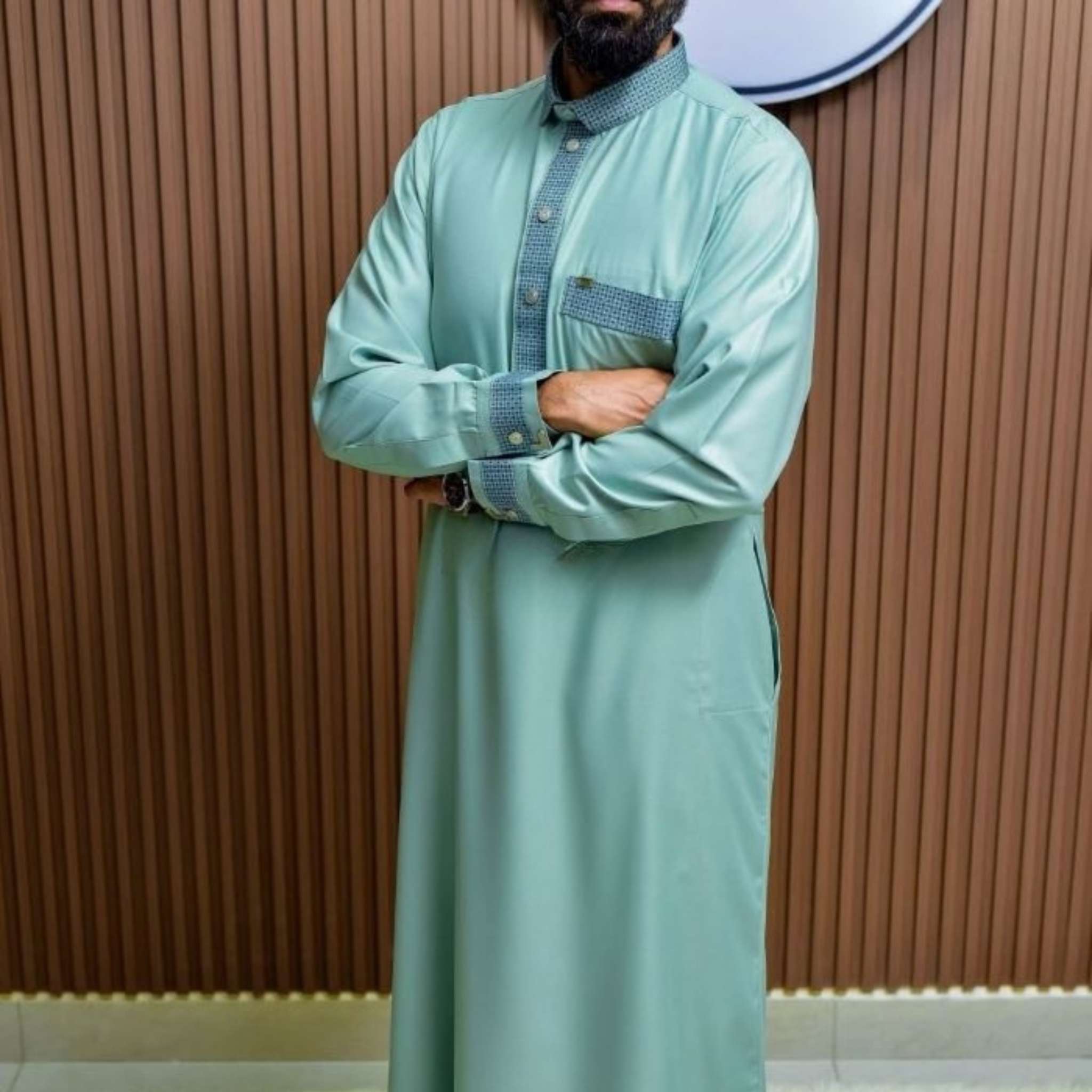 Qamis Royal Bleu Oasis