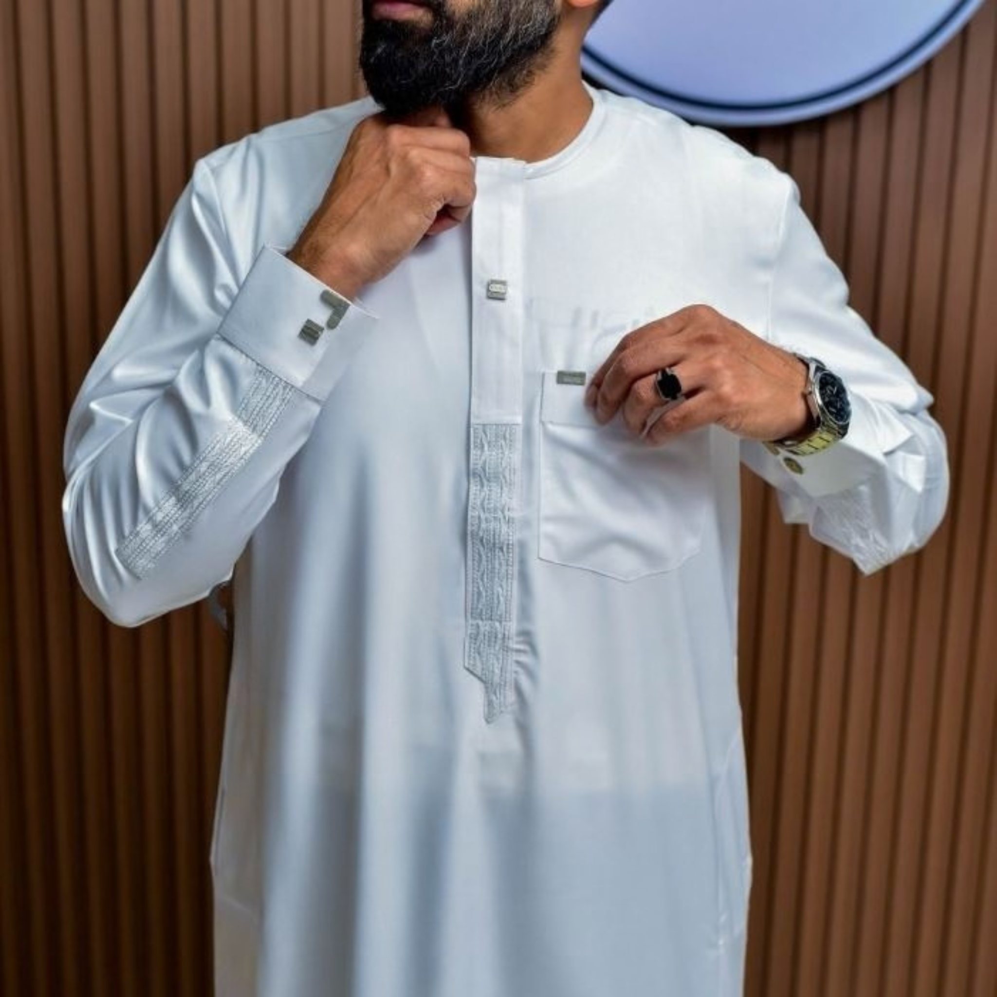 Qamis Al Emir Blanc