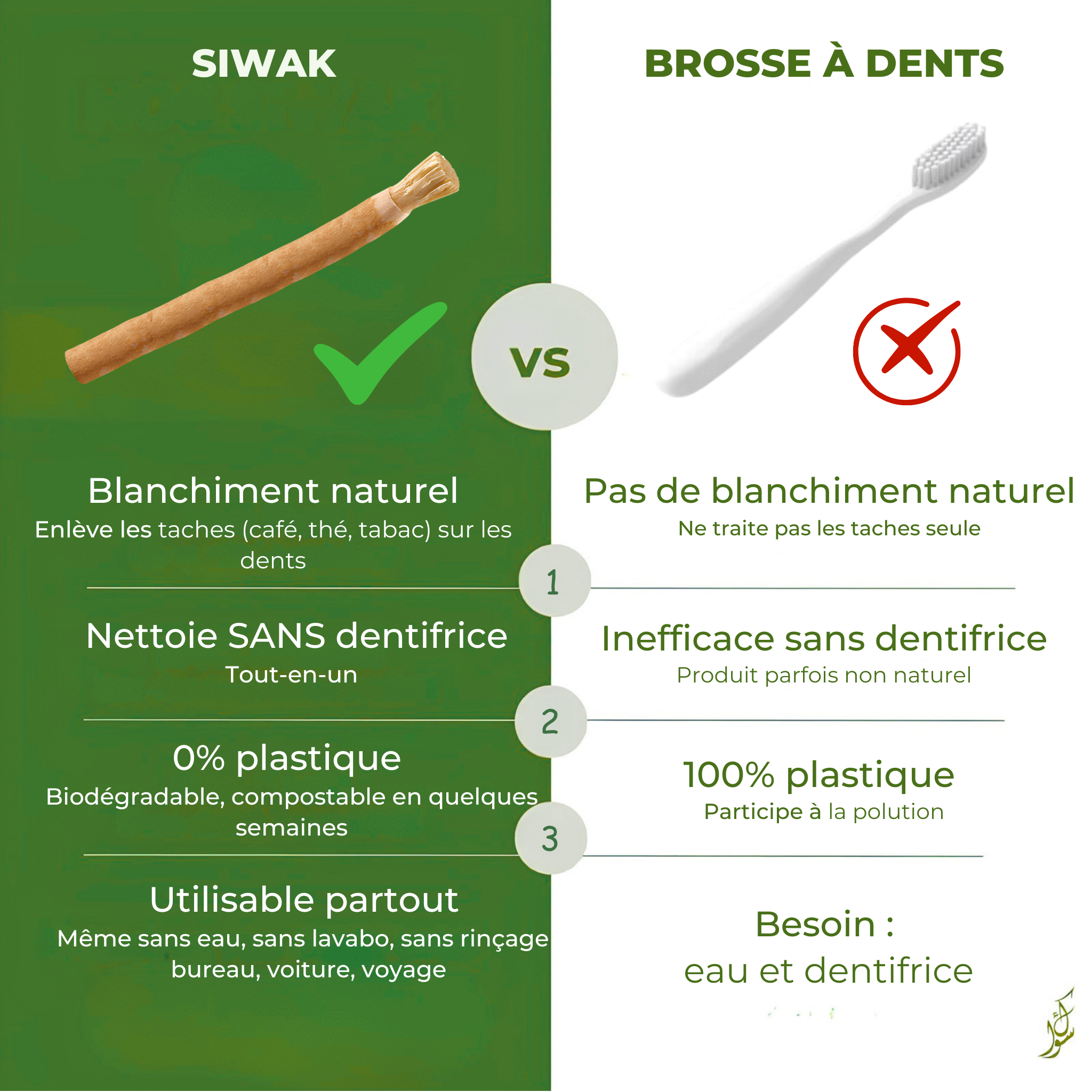 Siwak Blanchissant | Miswak Naturelle